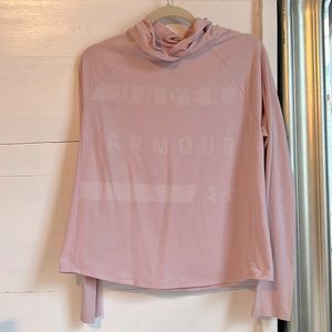 Under armour workout long sleeve hooded shirt